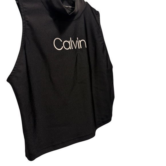 Calvin Klein performance Black High-Collar comfortable sport Top new conditions - Picture 3 of 11